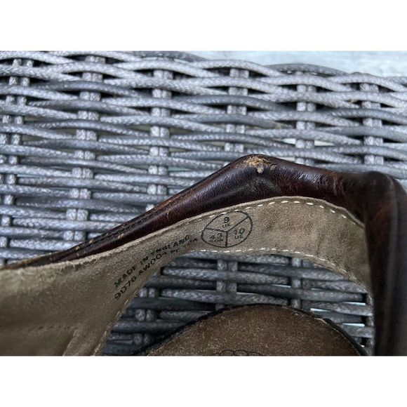 Vintage Dr Marten Fisherman Sandals Brown Leather Mens 10 England 90s Y2K Chunky main image 5